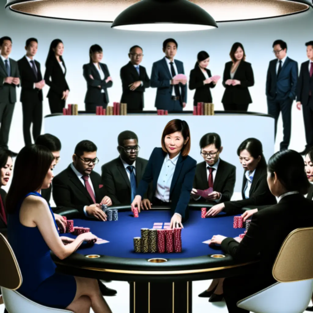 Poker evening na korporacyjnym evencie z profesjonalnym dealingiem